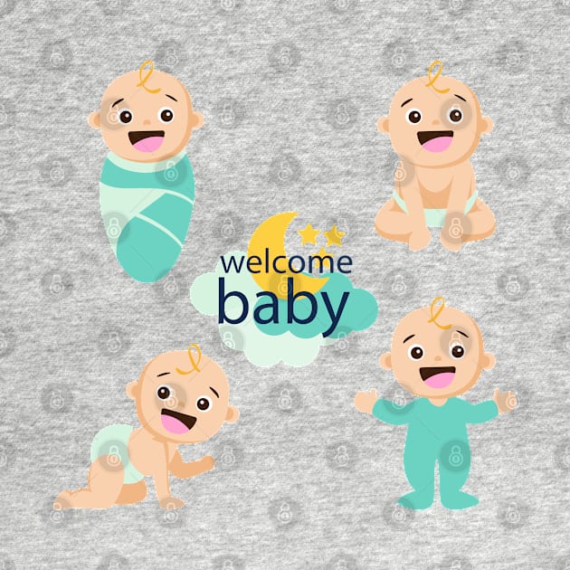 Welcome Baby by Mako Design 